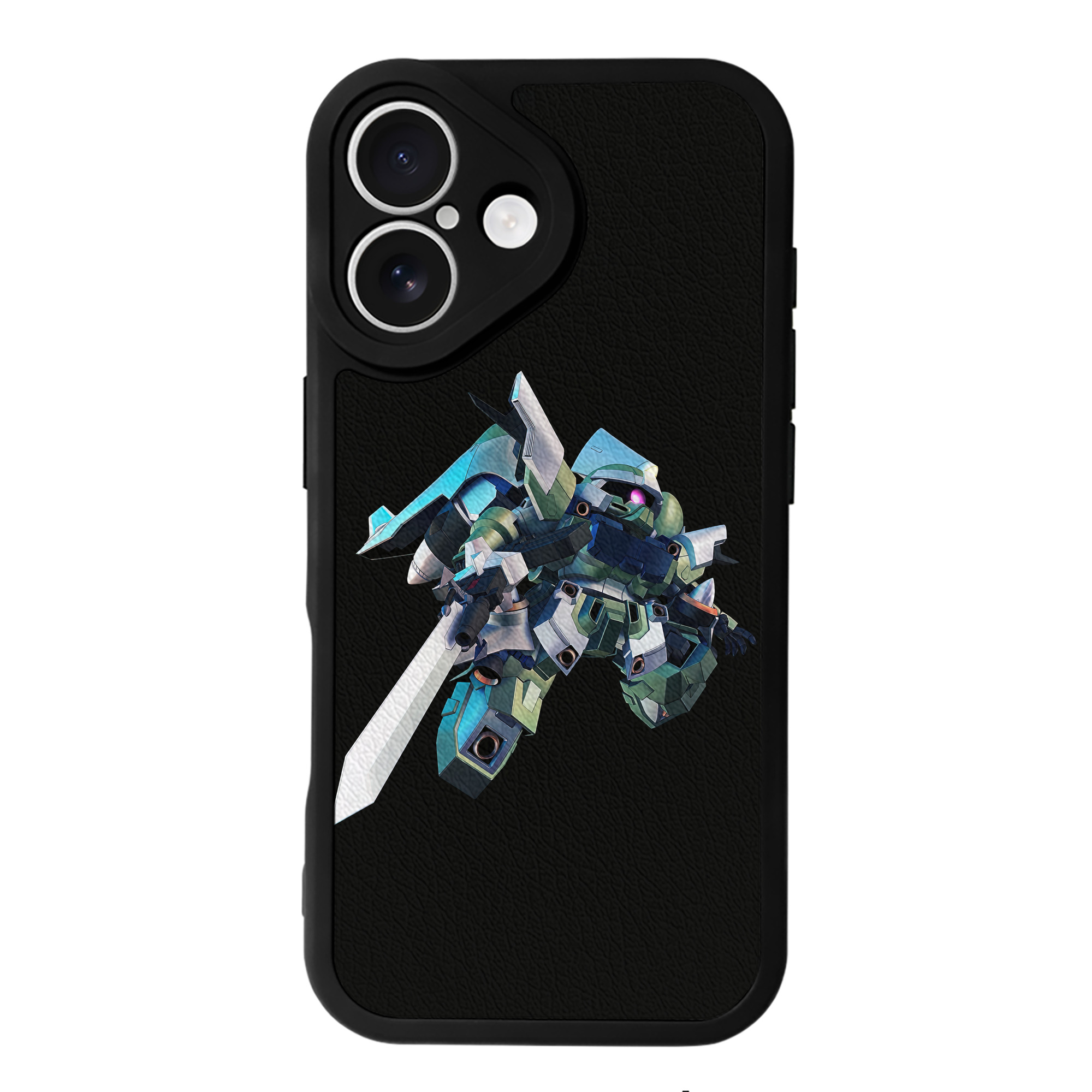 （画像用） 機動戦士ガンダム Mobile Suit Gundam 【iPhone 16シリーズ対応】シリコンスマホケース（レザー調） 材質：シリコン